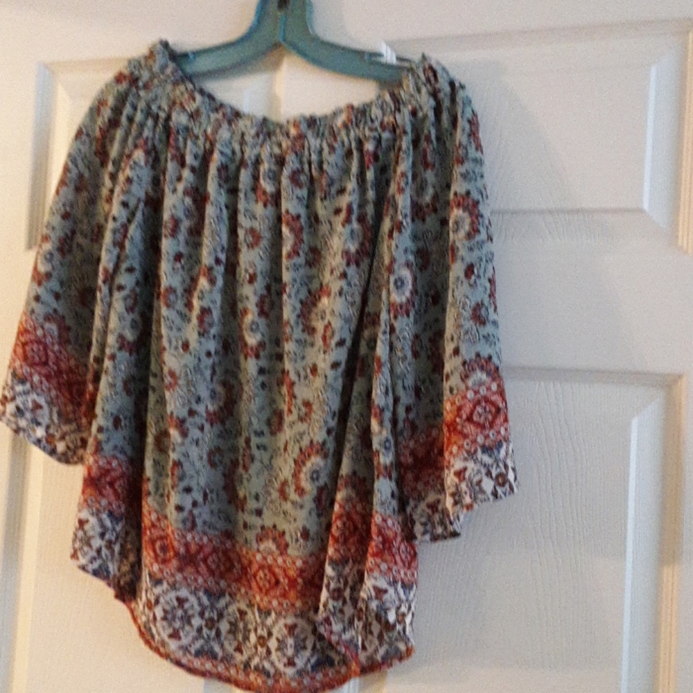 Knox Rose Peasant Blouse